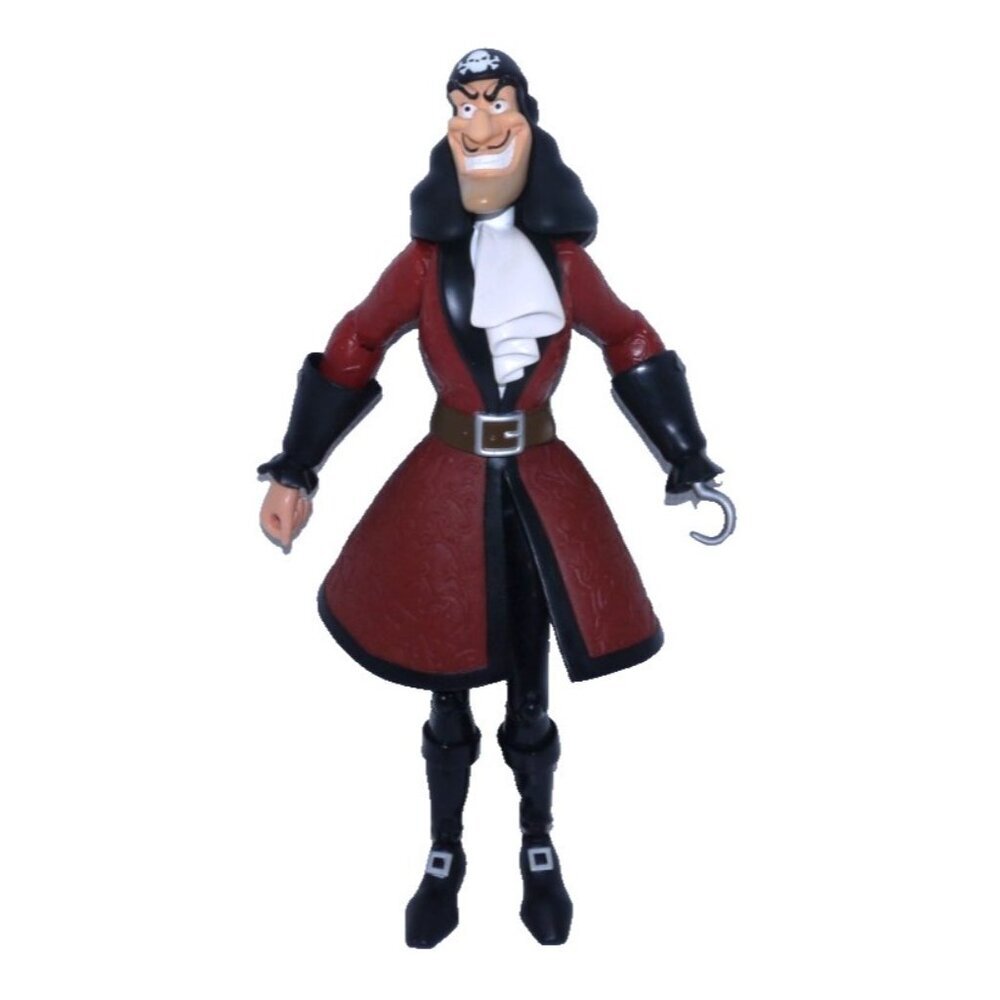 Vintage Peter Pan CAPTAIN HOOK 12" talking action figure 1999 works great